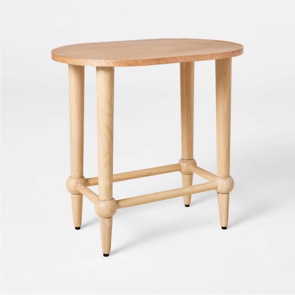 Studio McGee Darner Accent Table Natural Wood